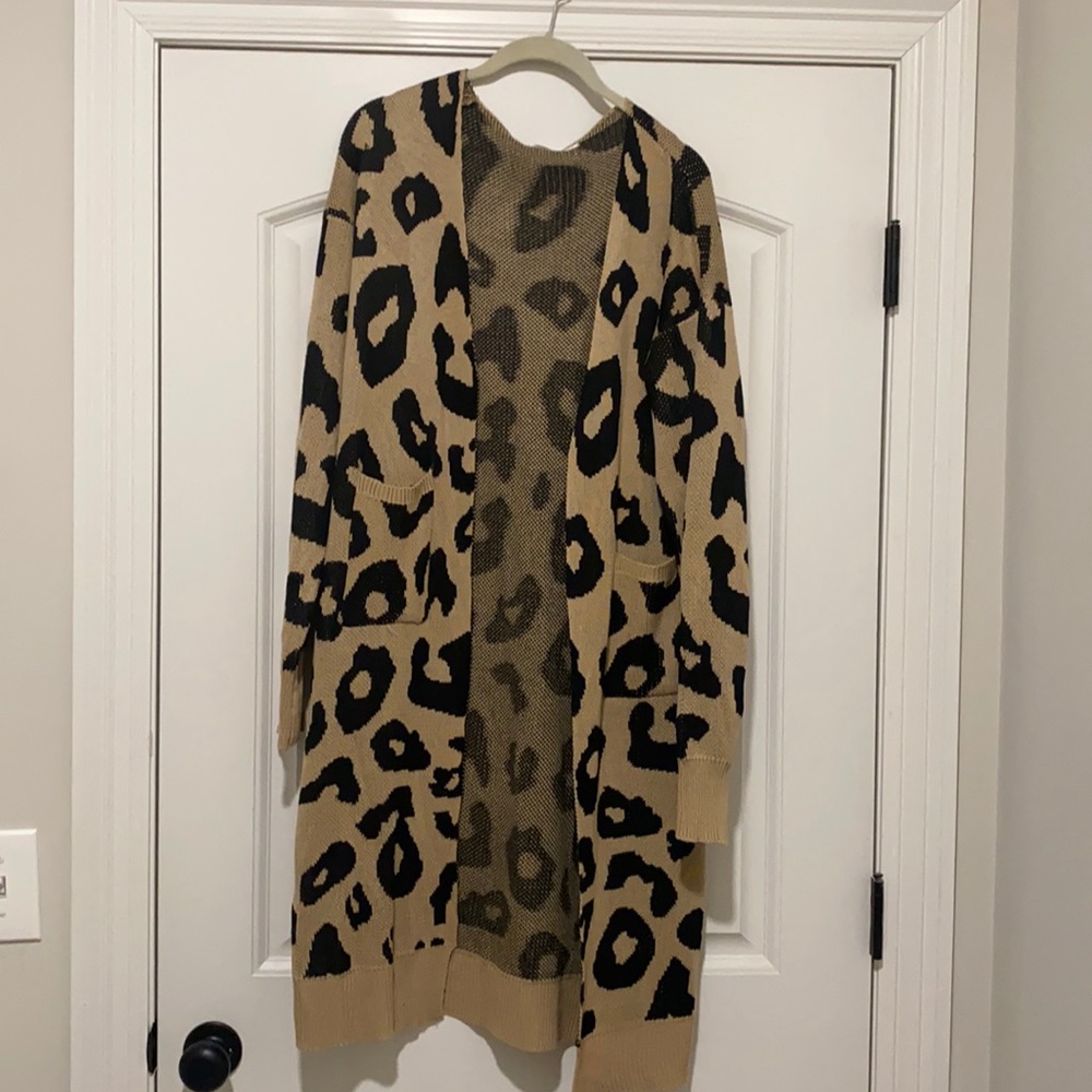 Leopard cardigan